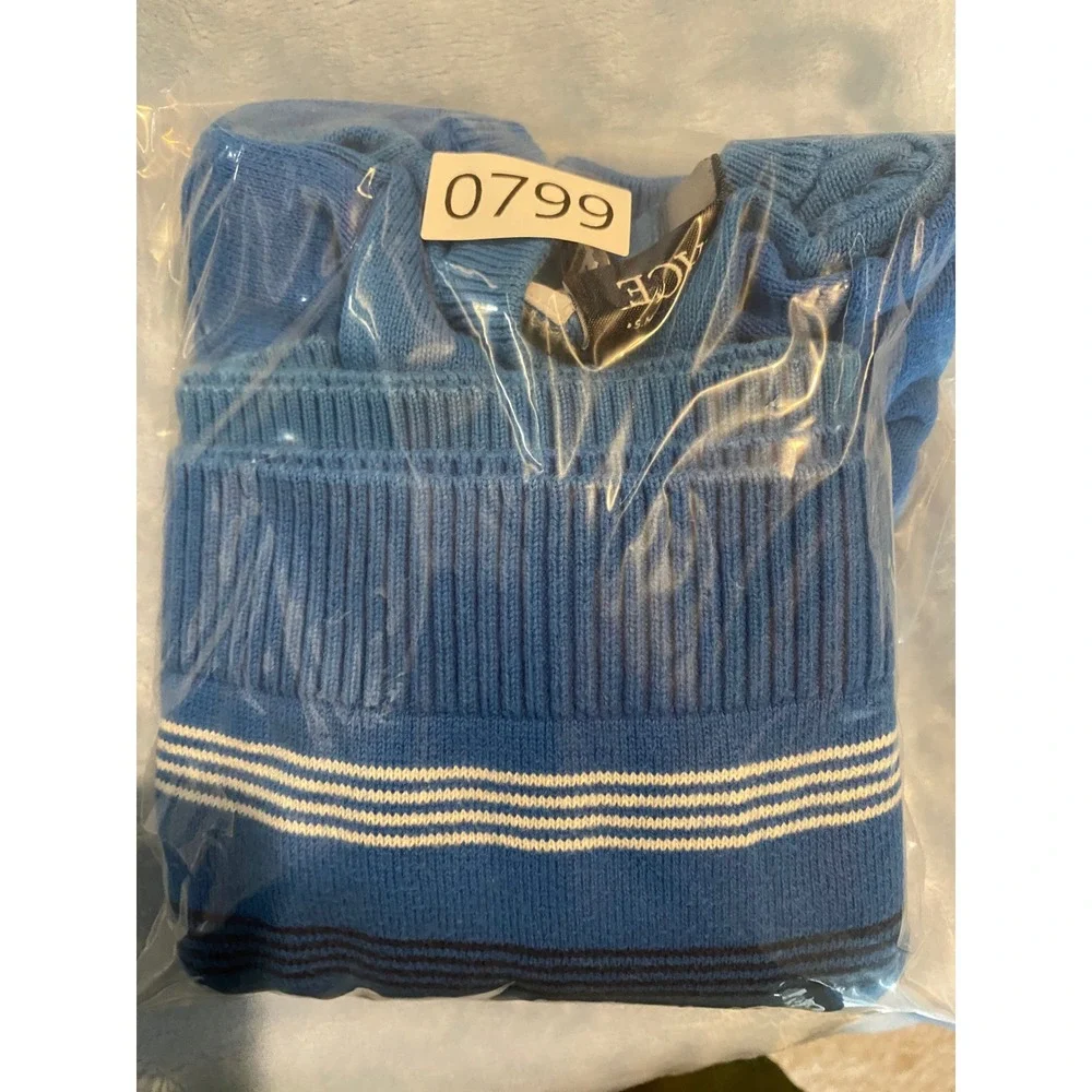 The Childrens Place Boys 2T Sweater Lot 2 Blue V-Neck Striped Solid Pullovers